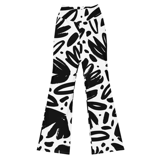 Leggings évasés all over