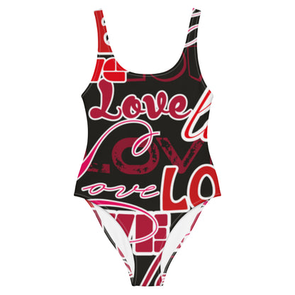 Maillot de Bain 1 Pièce - love