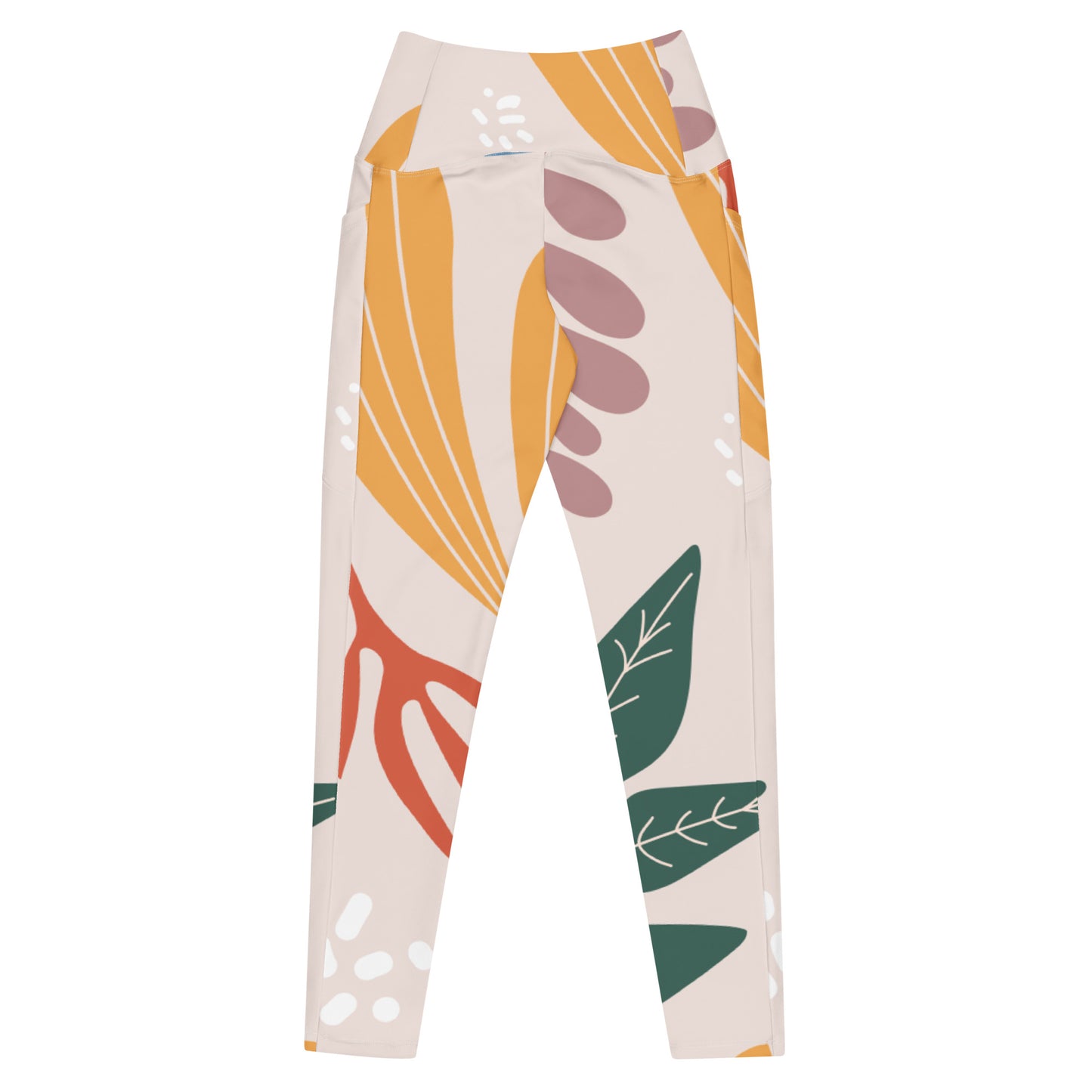 Legging croisé all over avec poches