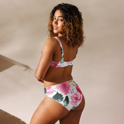 Eco-responsible high-waisted bikini bottoms