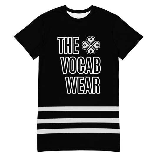 The vocabwear Robe T-shirt - all over - noir