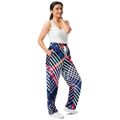 Pantalon de sport large all over unisexe - multicolore