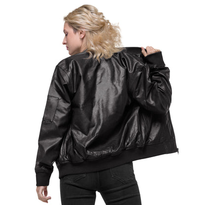 Veste Bomber en cuir