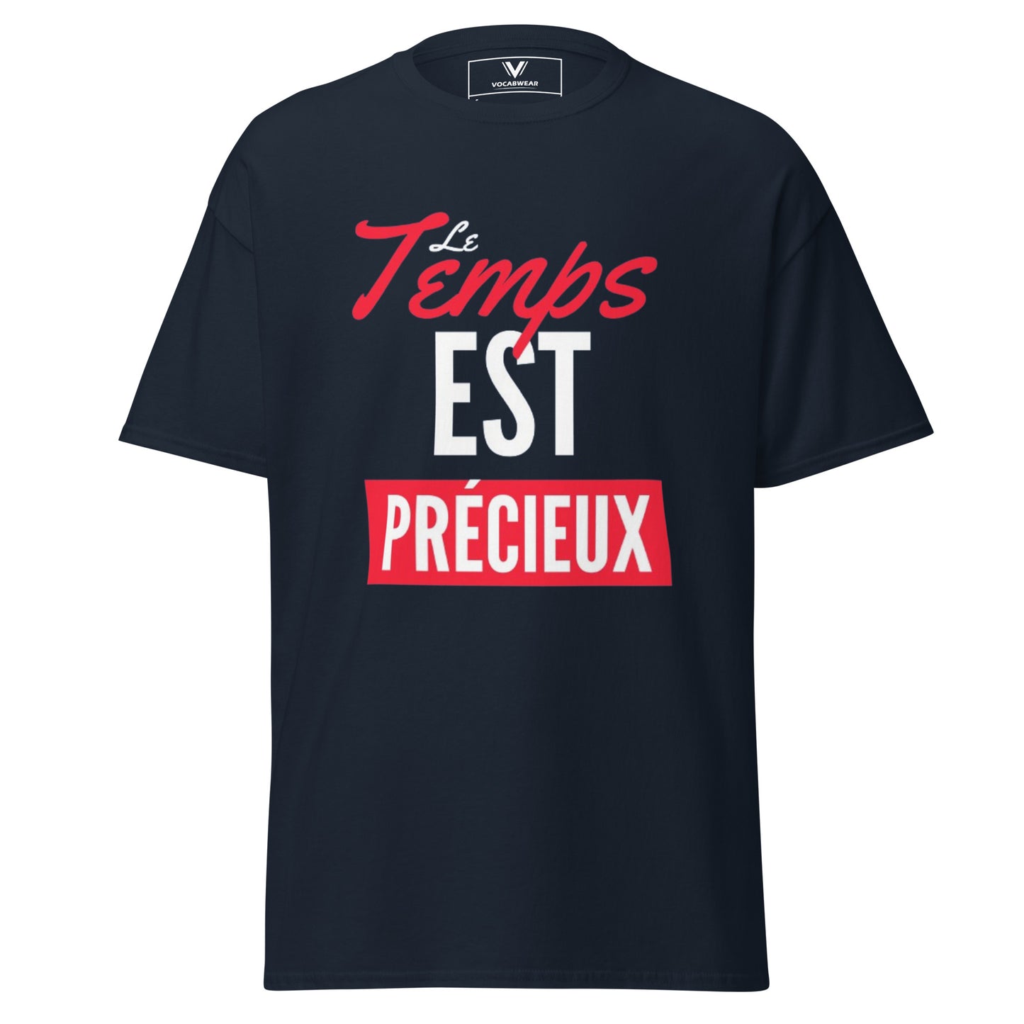 T-shirt classique unisexe le temps est précieux