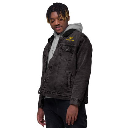 Veste sherpa en jean unisexe