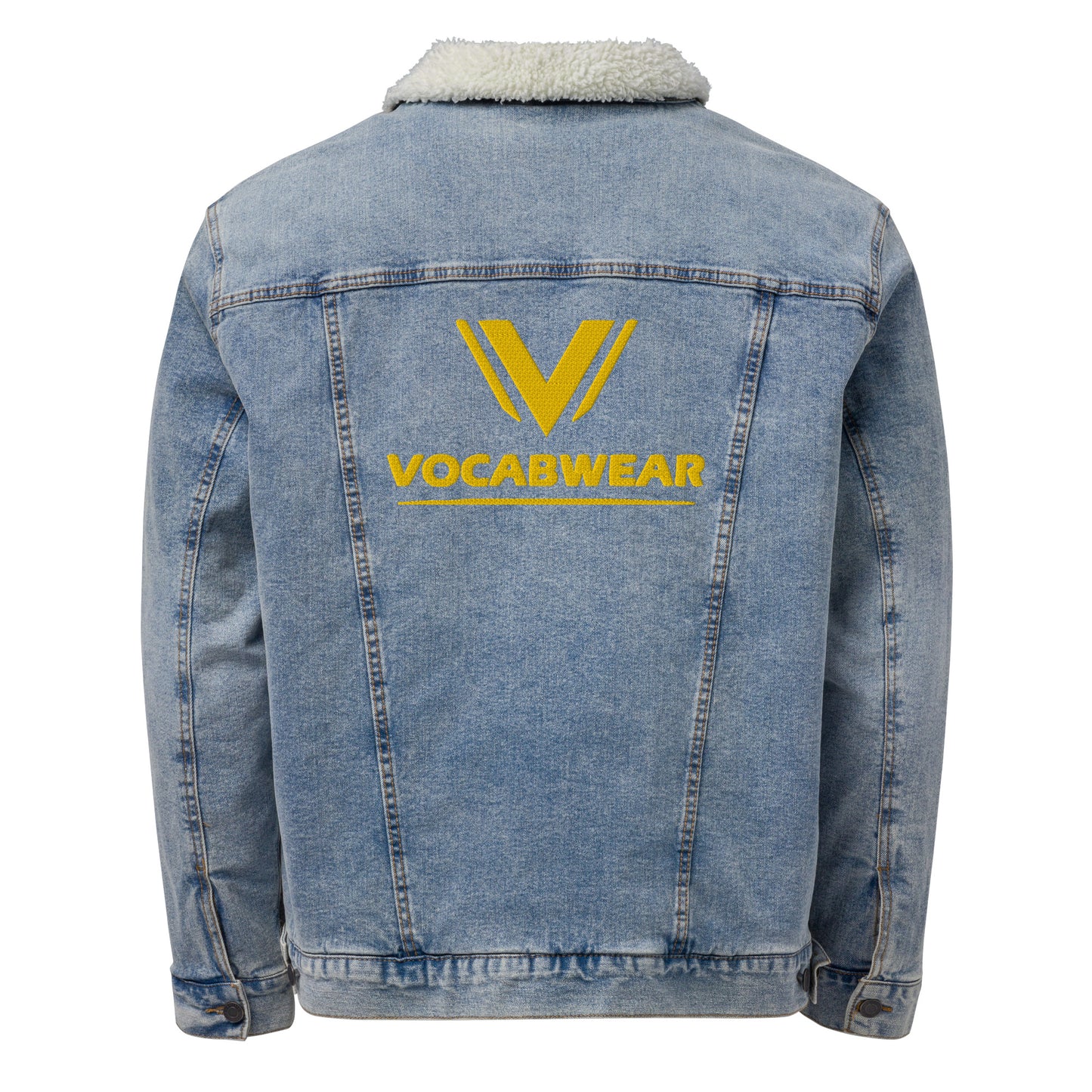 Veste sherpa en jean unisexe