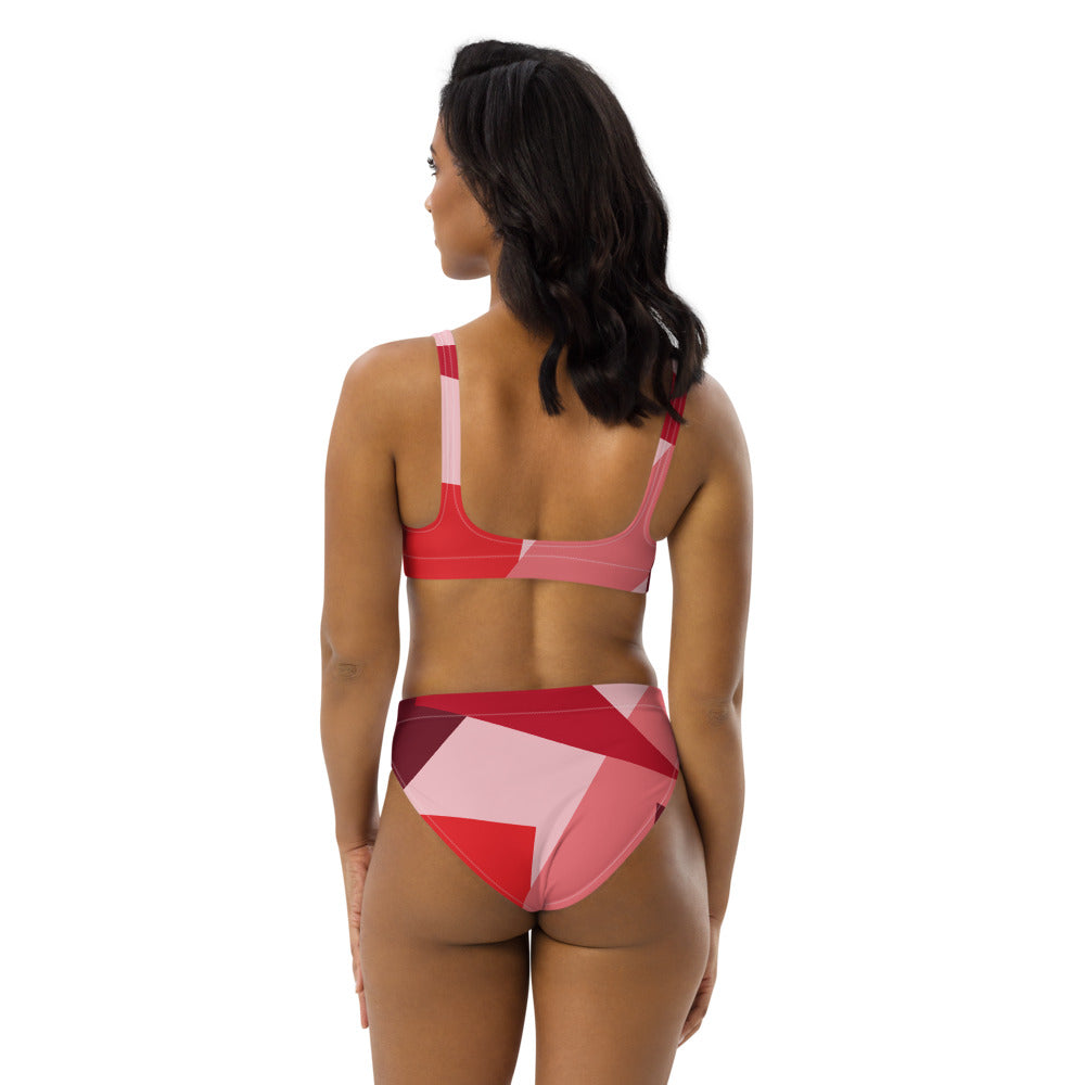 Eco-responsible high-waisted bikini bottoms