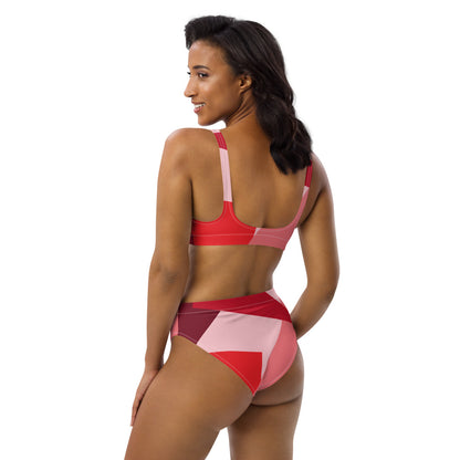 Eco-responsible high-waisted bikini bottoms