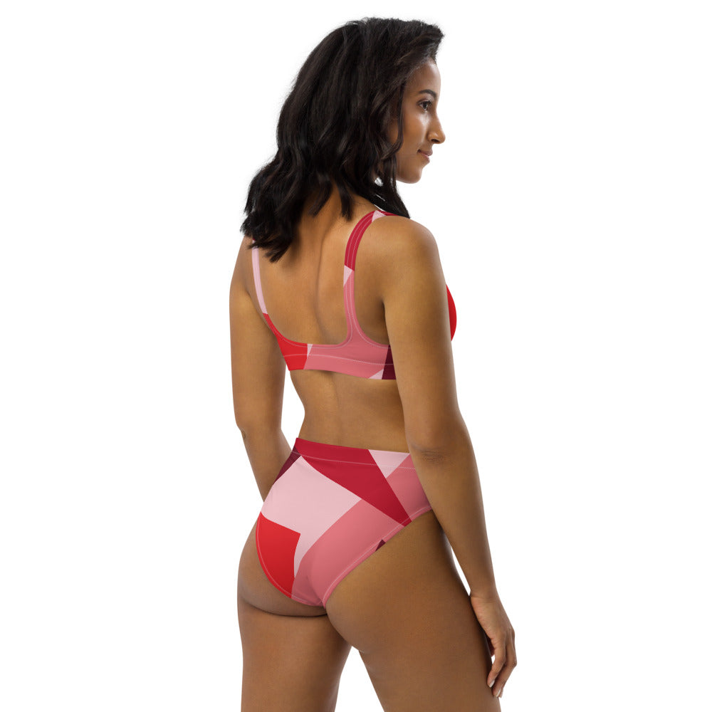 Eco-responsible high-waisted bikini bottoms